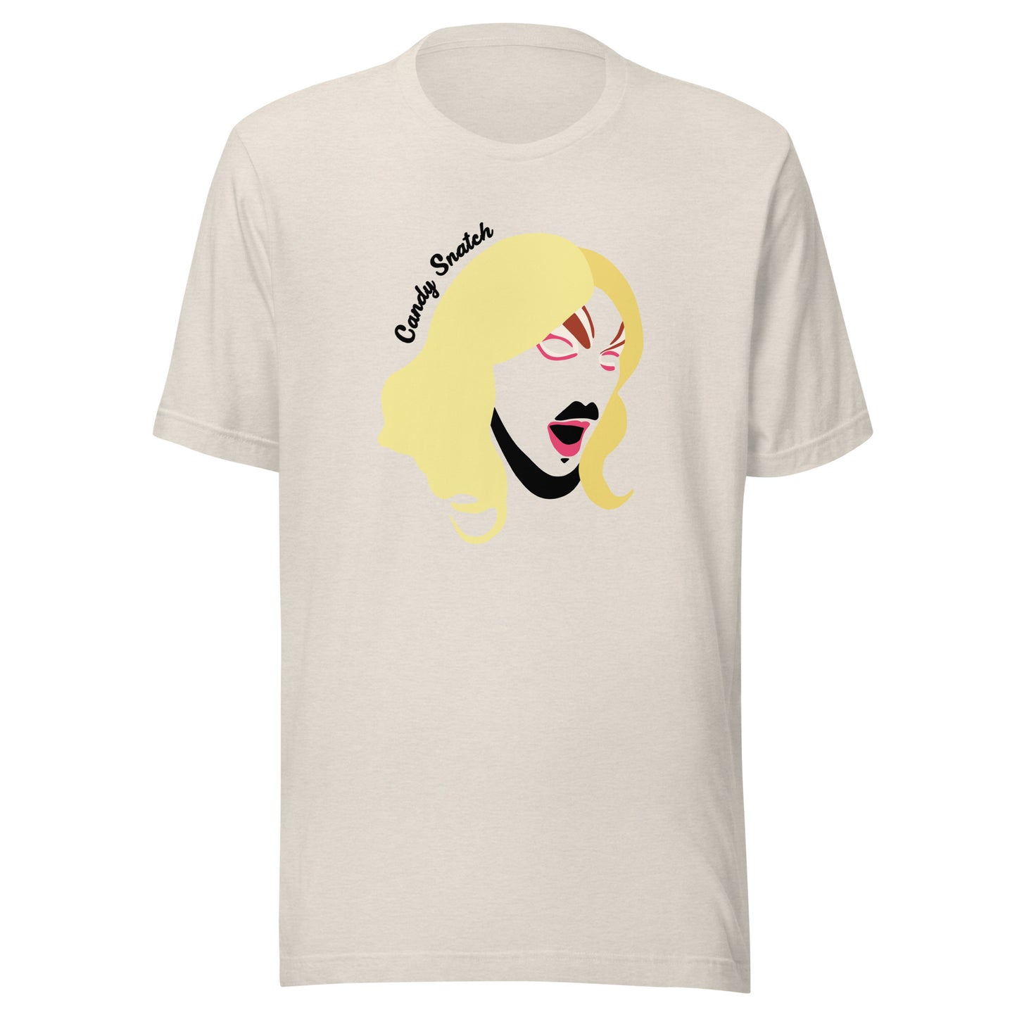 Candy Snatch Makeup Unisex T-shirt (Designed by Pigeonhat)