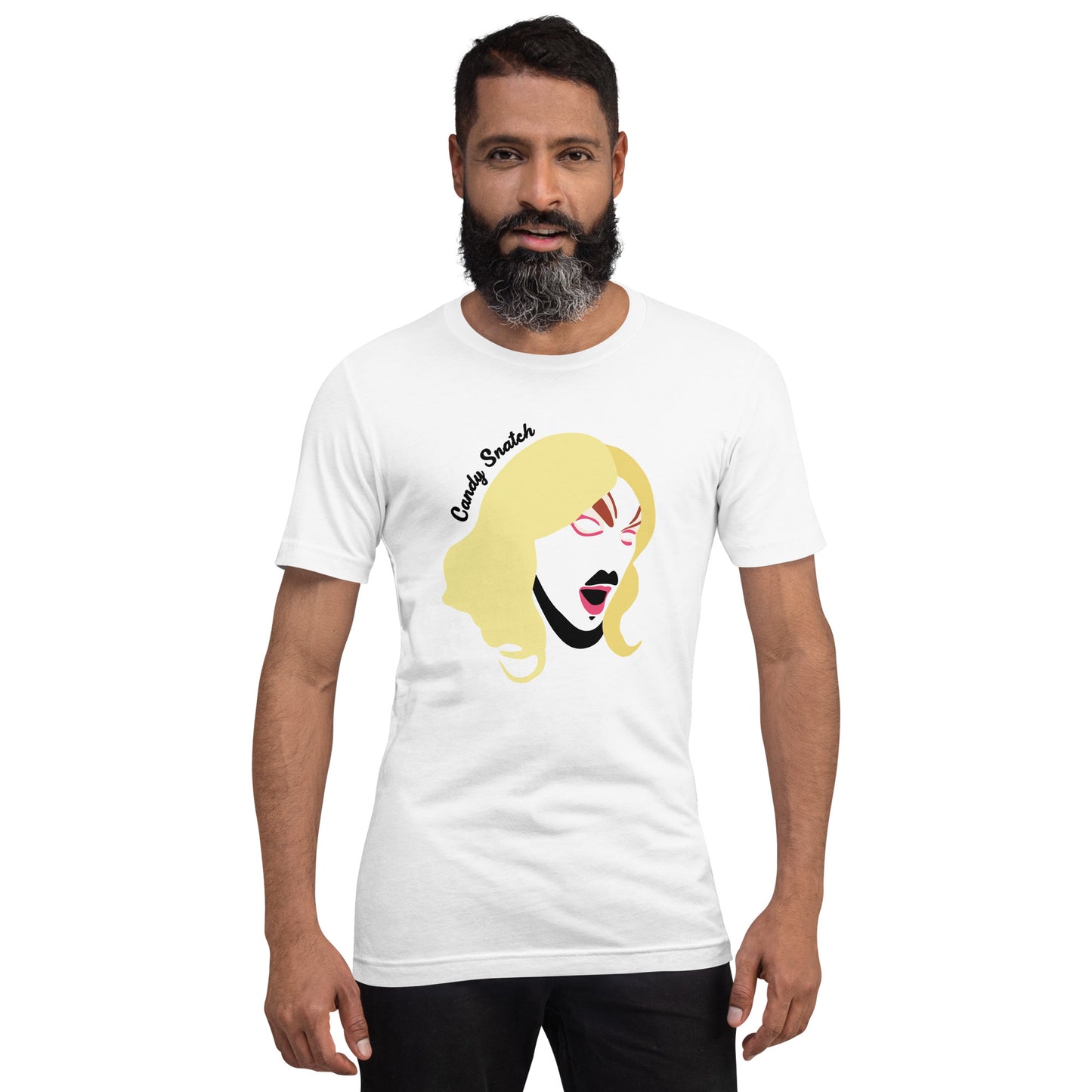 Candy Snatch Makeup Unisex T-shirt (Designed by Pigeonhat)